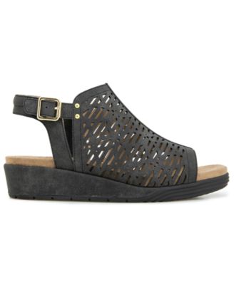 Women's Tessa Shooties Round Toe Wedge Sandals