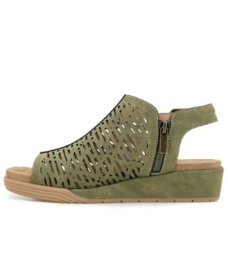 Women's Tessa Shooties Round Toe Wedge Sandals