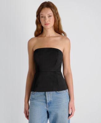 Women's York Satin in Christa Fleur Strapless Top