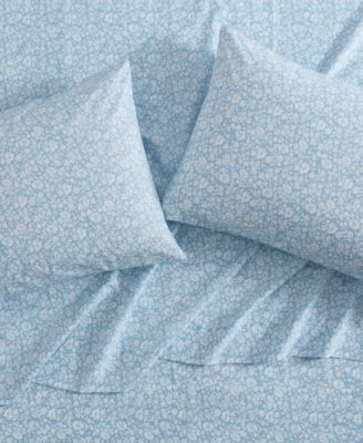 300 Thread Count Cotton Sateen 4-Pc. Sheet Set, Queen