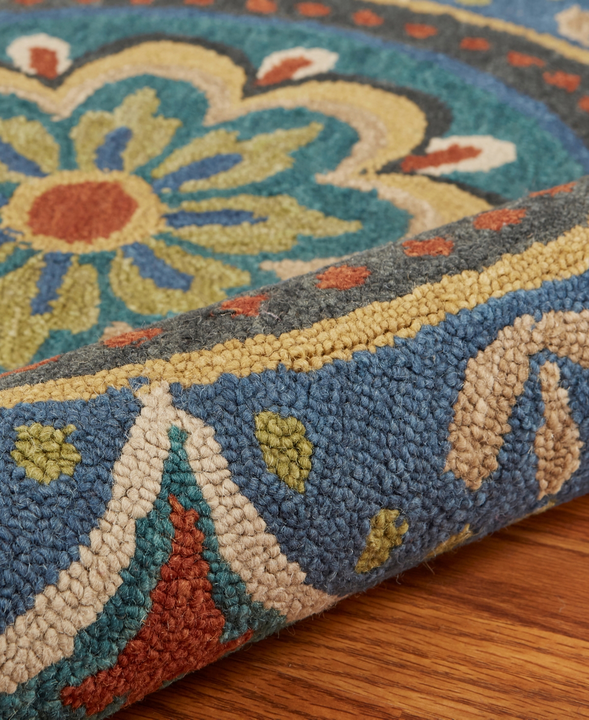 Lr Home Radiance Rdc-026 4' x 4' Round Area Rug