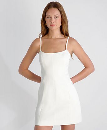 white bodycon dress macys Bar Iii Women's Sequin Midi Dress, Macy's Exclusive at Vancouver Mall in Vancouver, WA Womens Siena Jewelry Chain Siena Women's Chain-Trim Bodycon Dress