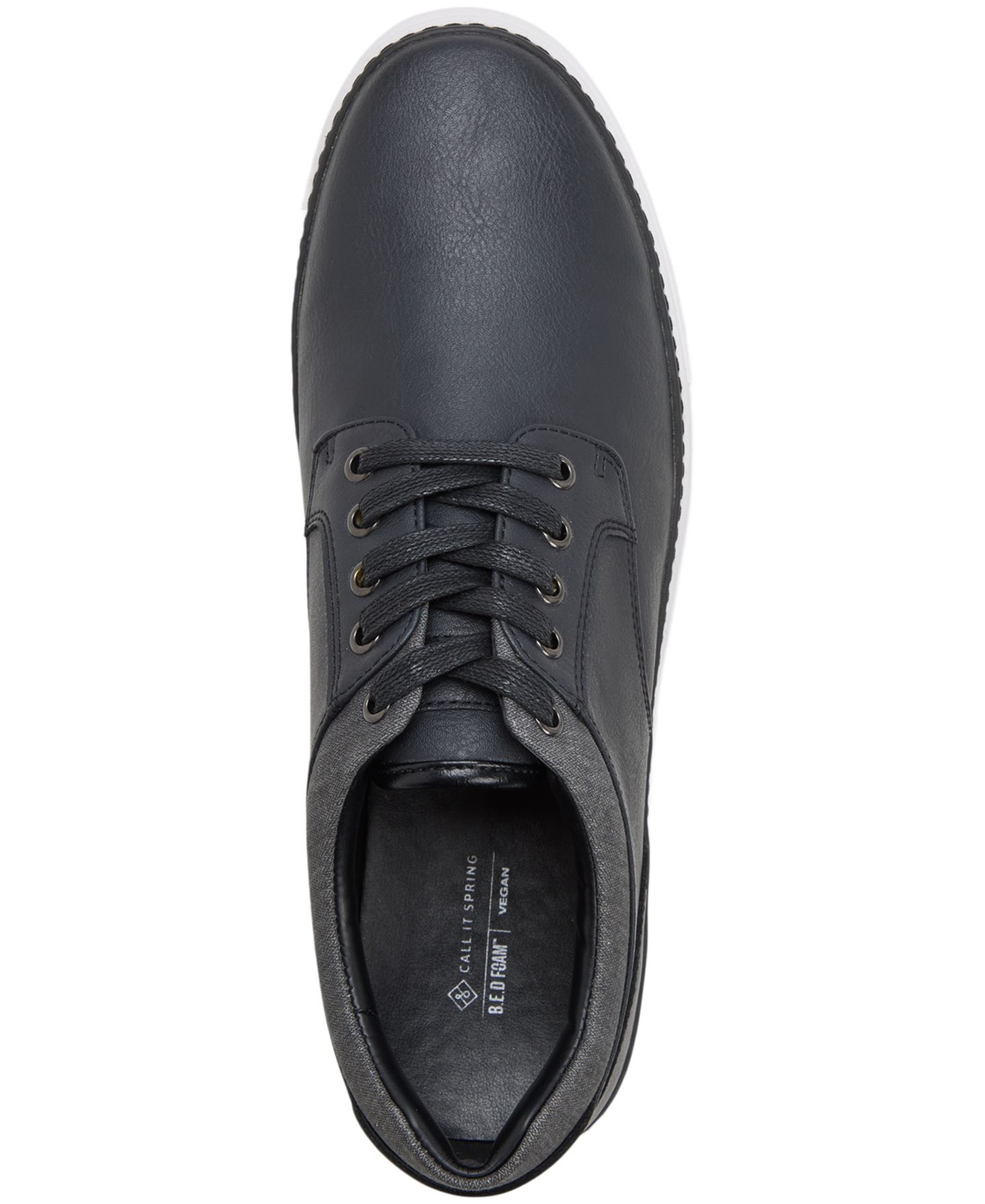 Мужские кроссовки Call It Spring Rockaway Lace-Up, цвет: Чёрный — фото 4