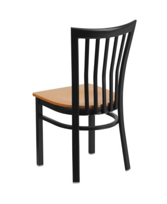 School House Metal Restaurant Dining Chair