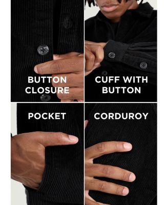 Men's SPRING + MERCER Cotton Corduroy Shirt Jacket