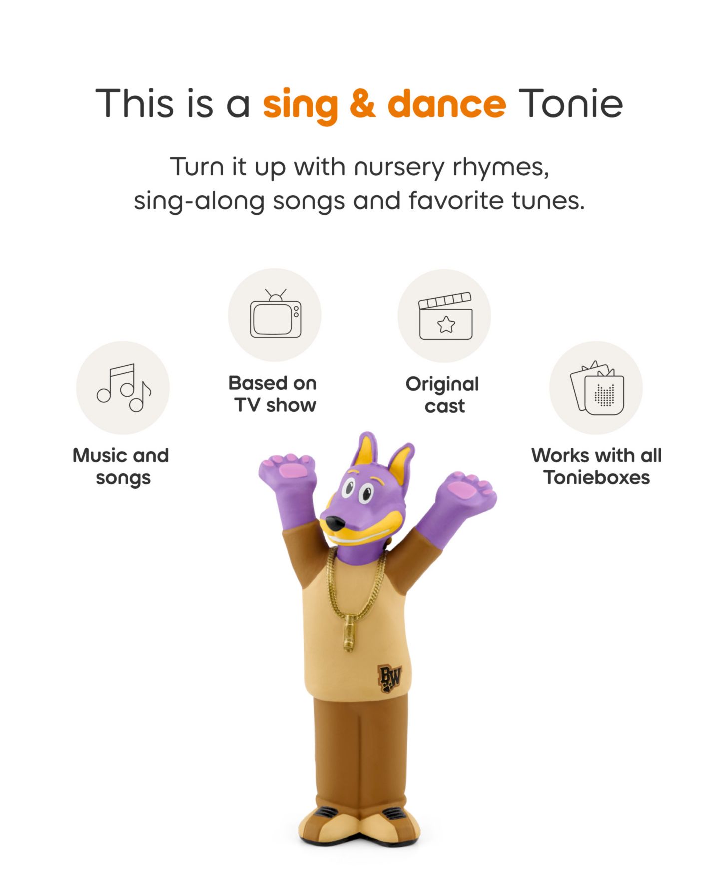Детская фигурка Tonies Bow Wizzle Featuring Snoop Dogg Audio Toy Figurine, Ages 3+ — фото 3