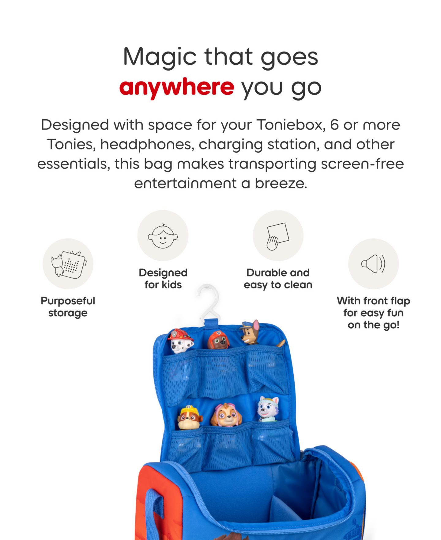 Детские игрушки Tonies Paw Patrol Listen and Play Bag — фото 4