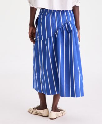Women's Pull On Stella Poplin Midi Skirt