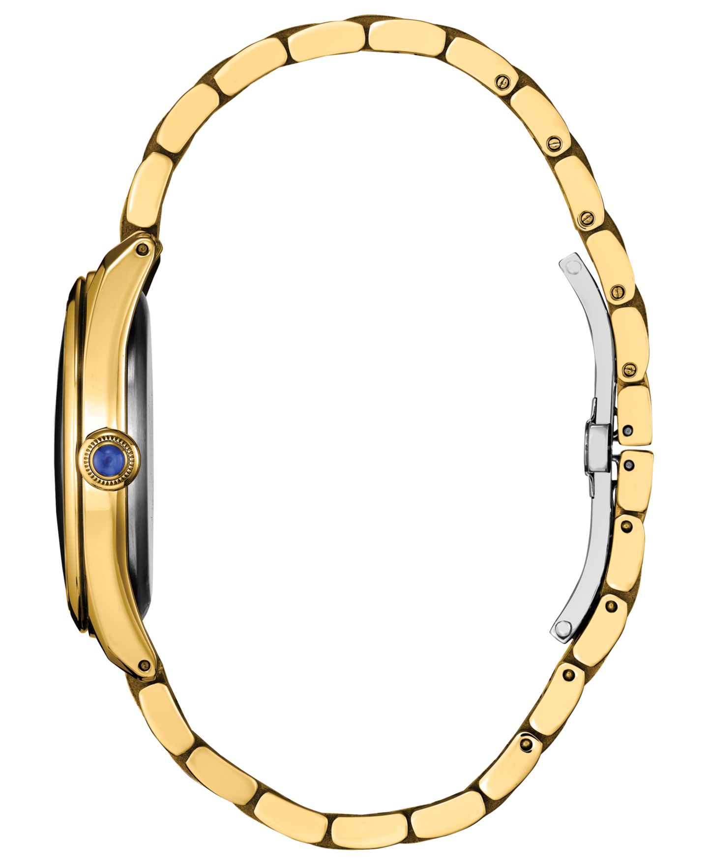 Женские часы Citizen Classic Gold-Tone Stainless Steel Bracelet Watch, 33mm — фото 2