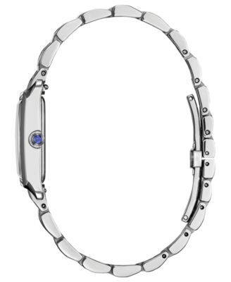 Women's Bianca Silver-Tone Stainless Steel Bracelet Watch, 32.5mm