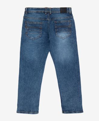 Big Boys Distressed Neon Stitch Jeans
