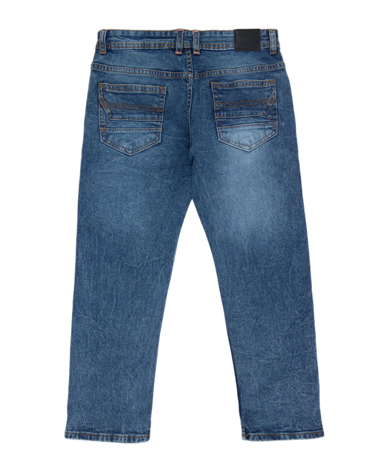 Big Boys Distressed Neon Stitch Jeans