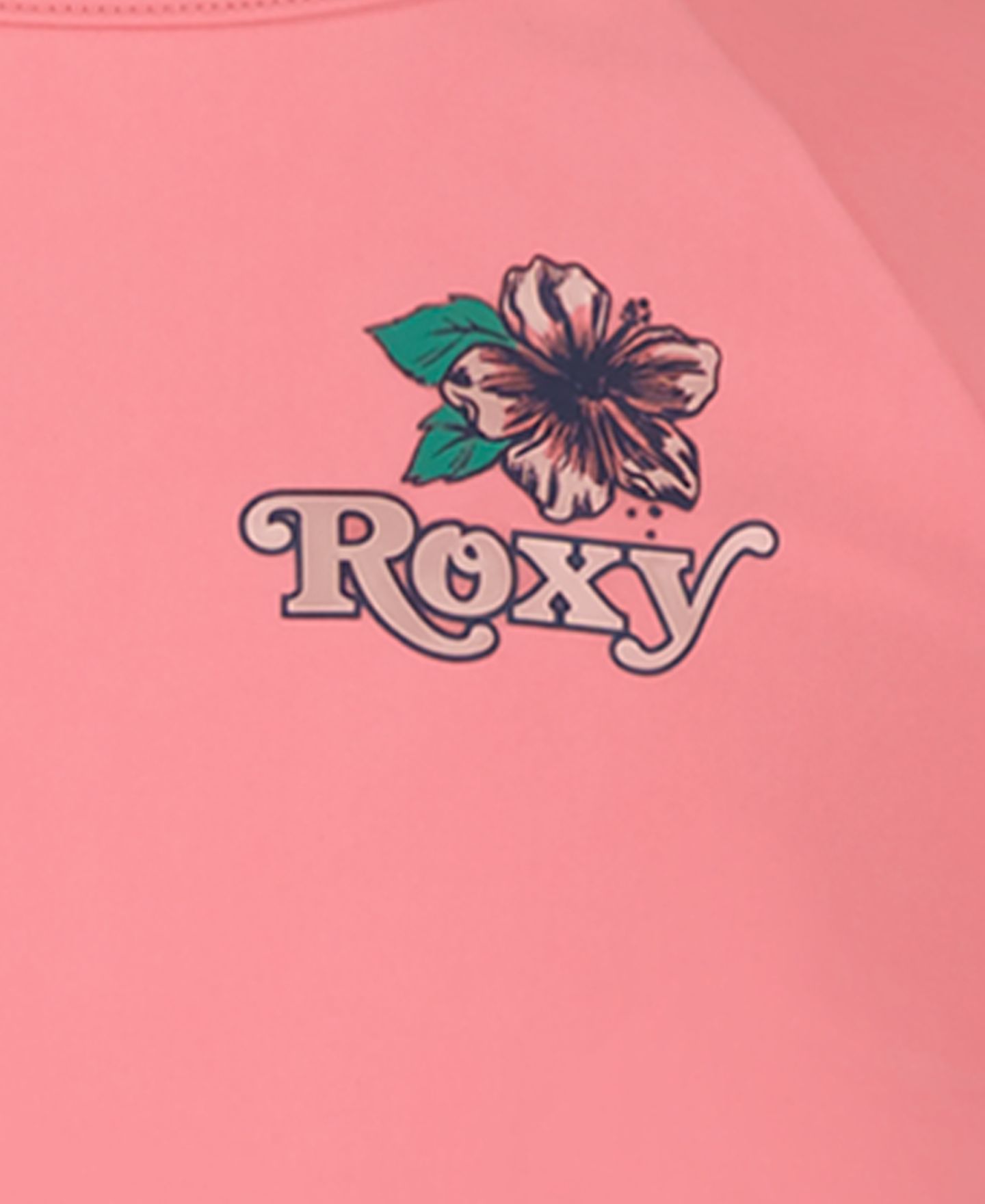 Комплект бикини, круглый вырез, цветочный принт, 2 предмета — Roxy, цвет: Розовый / Синий — фото 4