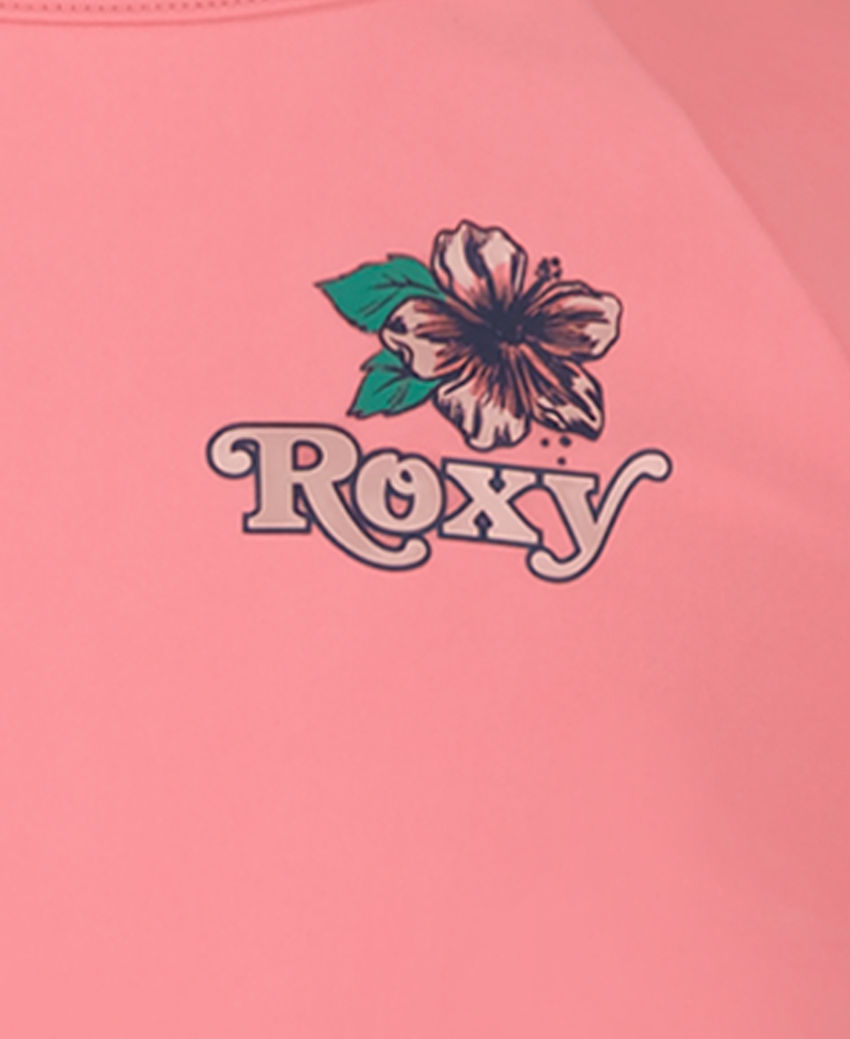 Roxy Girls' 8-16 Scoop Neck Top & Floral One-Piece Swimsuit, 2-Piece Set