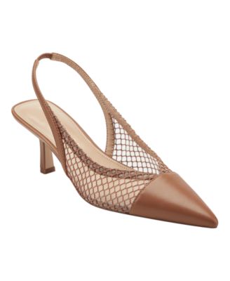 Women's Gipsi Mesh Slingback Kitten Heel Pumps