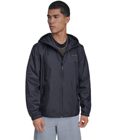 Мужская куртка Champion Classic Hooded Rain, цвет: Чёрный