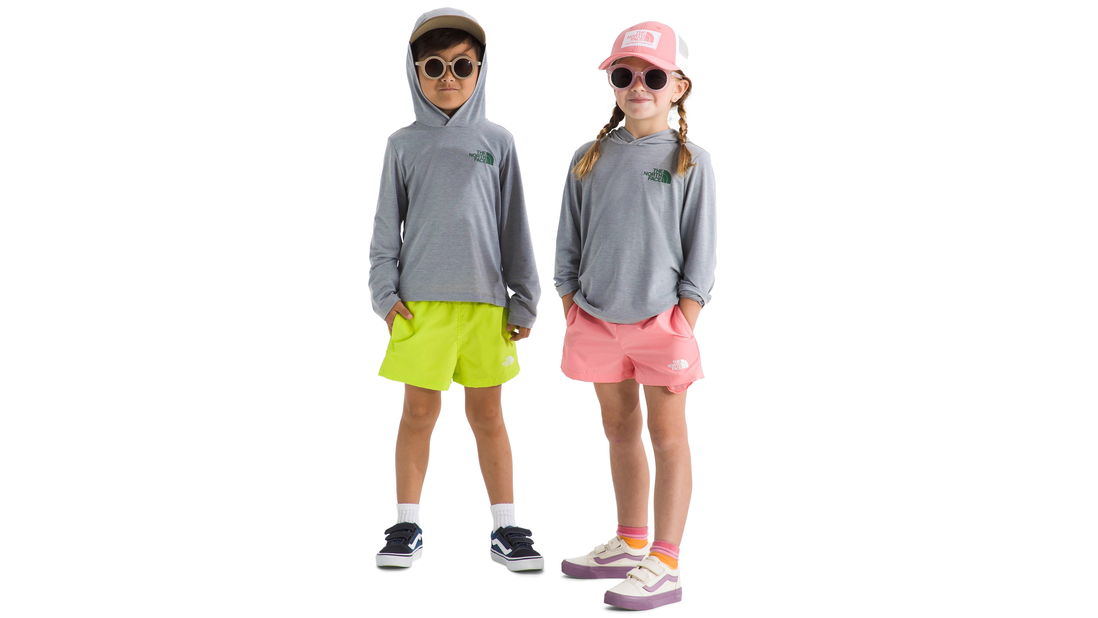 The North Face Boys' & Girls' 2T-7 Adventure Sequoia Shade Long-Sleeve Hoodie