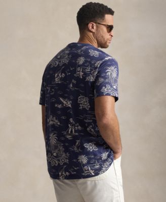 Men's Big & Tall Short-Sleeve Polo Bear Jersey T-Shirt