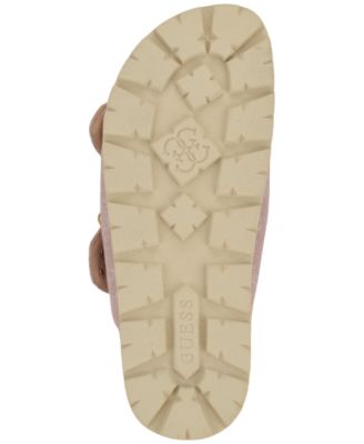 Women's Fasten Double-Buckle Footbed Sandals