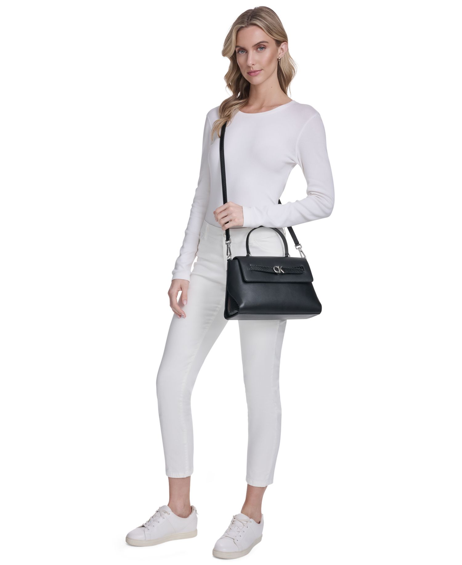 Annalise Top Handle Belted Satchel
