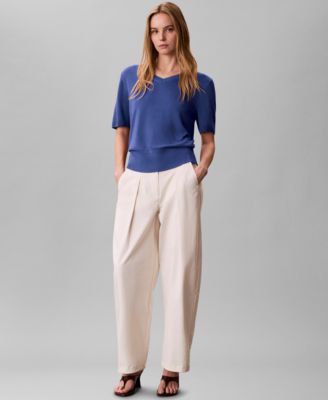 Women's V-Neck Knit Sweater