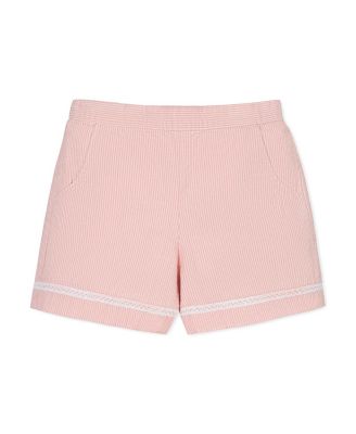 Little Girls Hope and Henry Organic Seersucker Pull-On Short