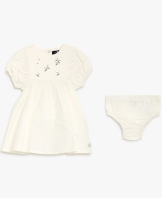 Baby Girls' Short-Sleeve Dress & Diaper Cover
