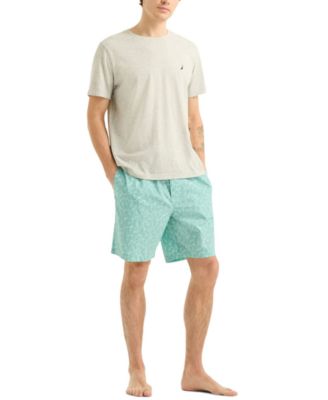 Men's Palm Leaf Print Shorts