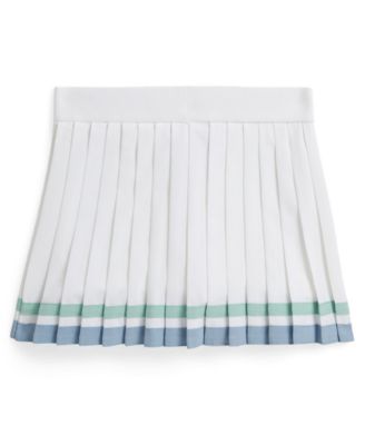 Girls' 2T-6X Striped Pleated Skort