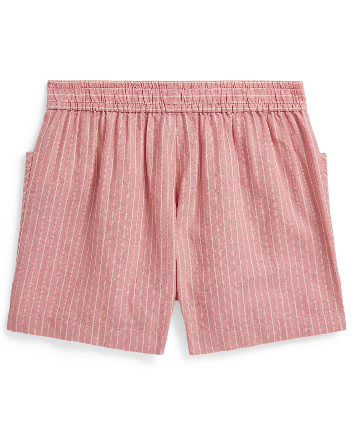 Polo Ralph Lauren Girls' 7-16 Striped Elastic Waistband Shorts