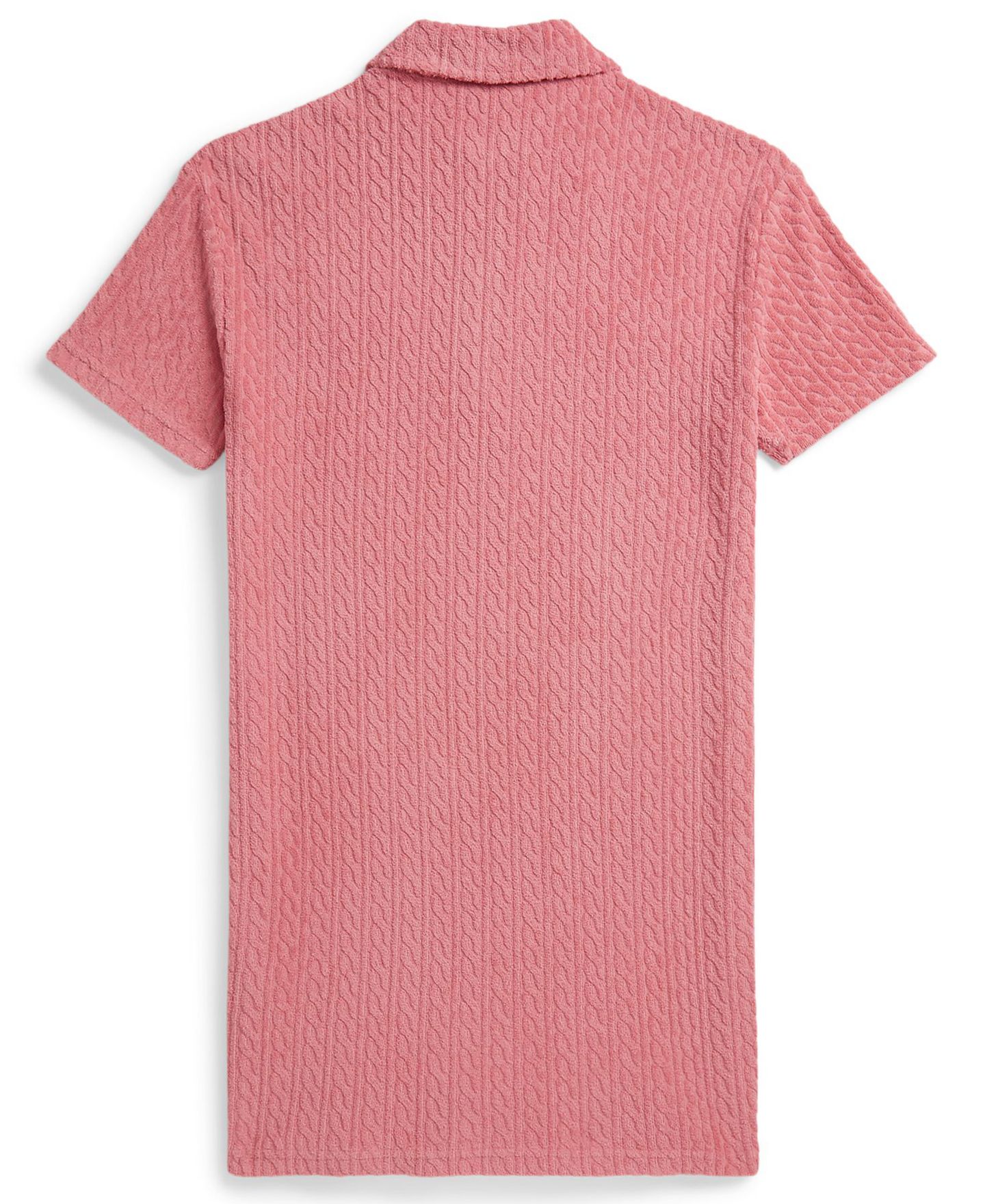 Платье Polo Ralph Lauren Cable Terry Cover-Up Polo Collar Dress для девочек, цвет: Жёлтый — фото 7