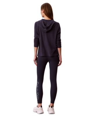 Women's High-Rise Cotton Logo Leggings