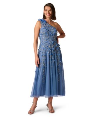 Petite One Shoulder Bead Dress