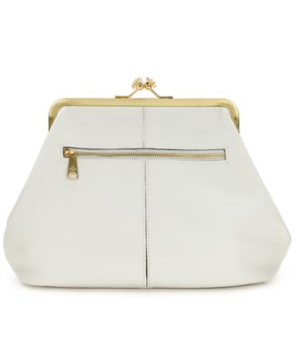 Sofia Small Leather Kisslock Clutch