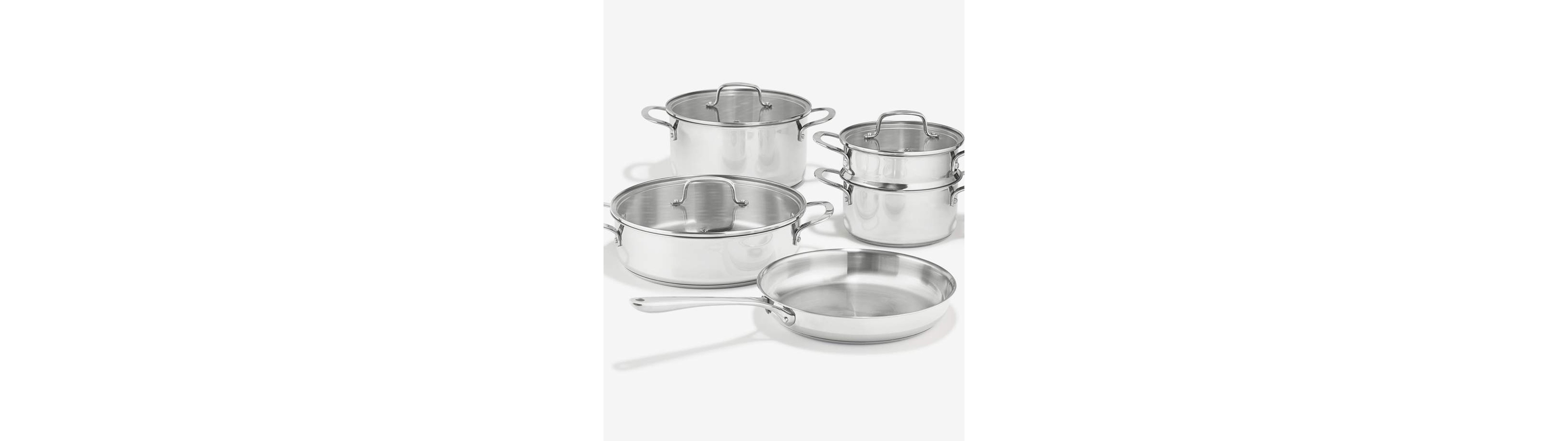 The Cellar Stainless Steel 8-Piece Cookware Set, Macy's Exclusive