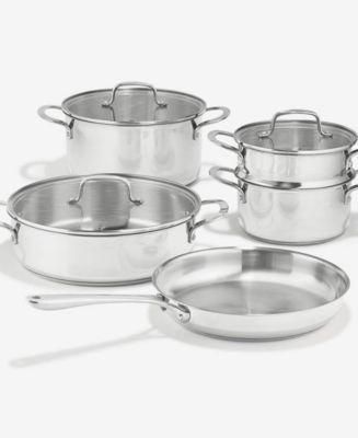 The Cellar Stainless Steel 8-Piece Cookware Set, Macy's Exclusive