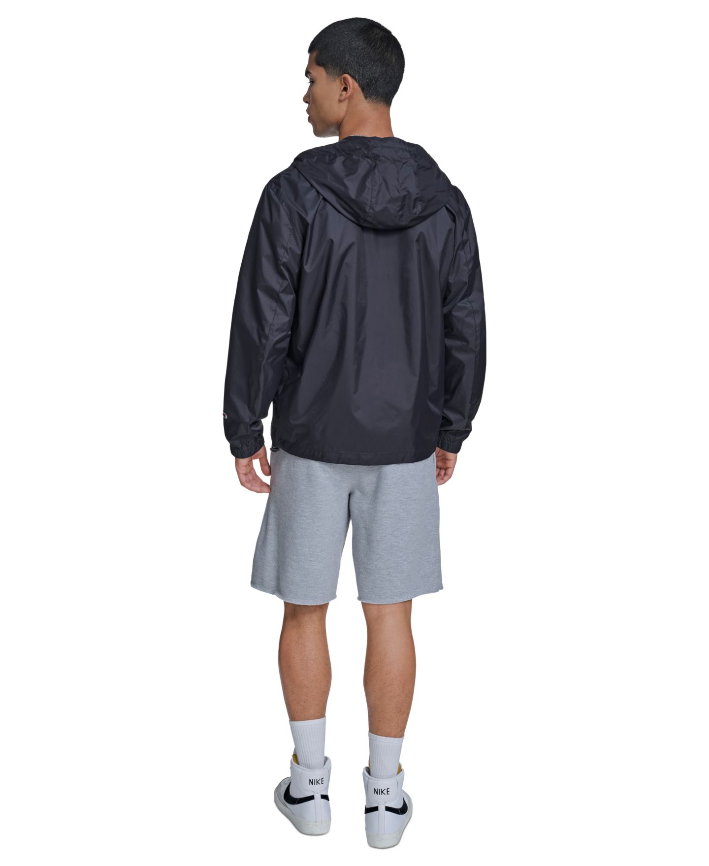 Мужская куртка Champion Classic Hooded Rain, цвет: Чёрный — фото 8
