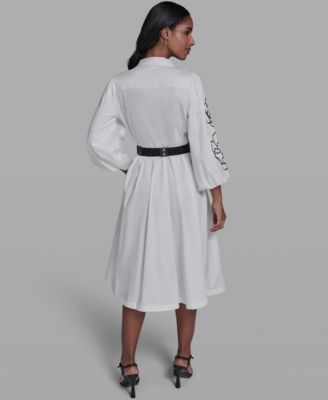 Women's Collared Button Up Dress