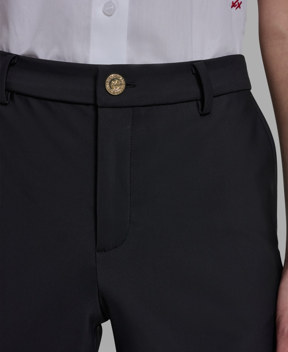 Karl Lagerfeld Paris Women's Straight Compression Pants