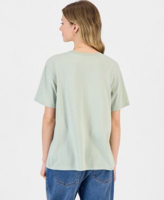 Juniors' Pooh's Farm Graphic Crewneck T-Shirt