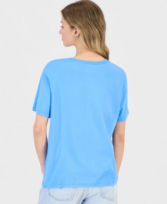 Juniors' Stitch Ohana Graphic Crewneck T-Shirt