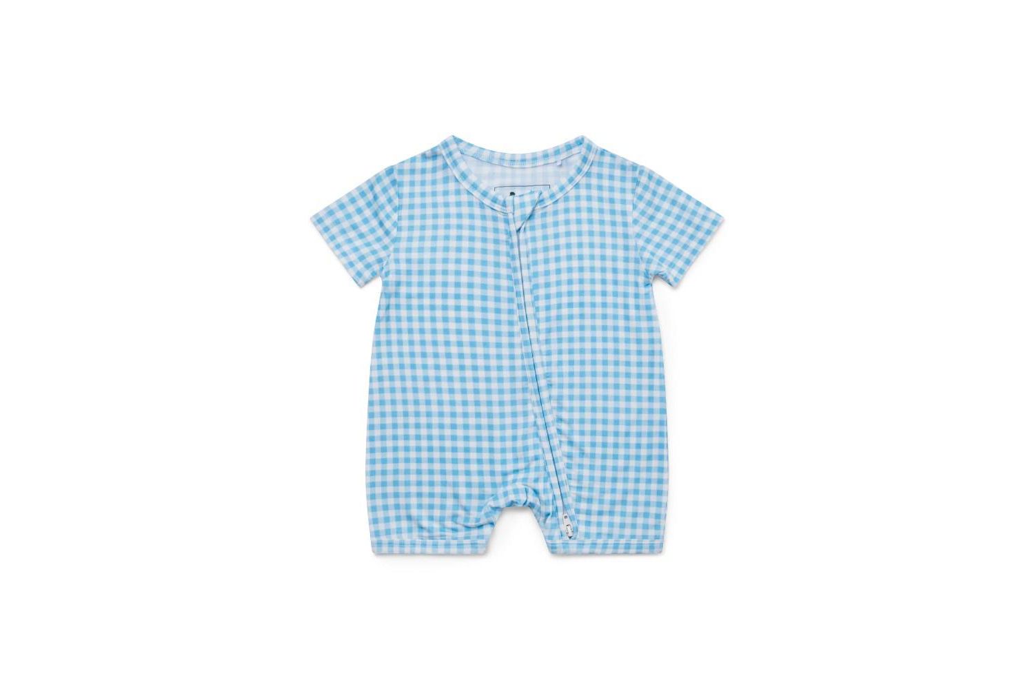 Baby Boys Harbor Gingham Bamboo Sleeper