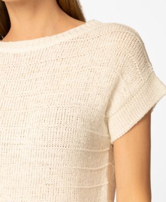 Women's Textured Stripe Sweater