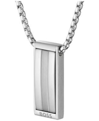 Men Brooks Stainless Steel Necklace