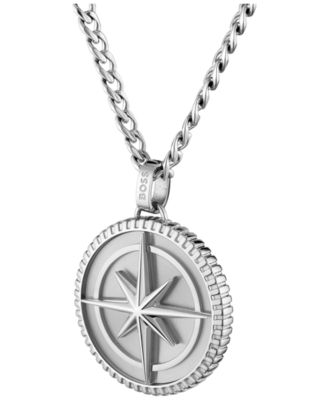 Men North Stainless Steel Necklace