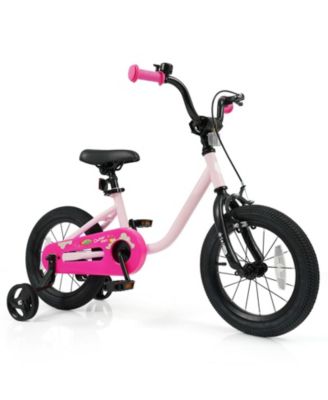 Kids Bike for 3-7 Years Old Boys and Girls 14 Inch Children Bicycle-Pink 14 Inch