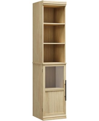 70" Bathroom Storage Cabinet, Tall Narrow Storage Cabinet with Open Shelves Boards Narrow for Small Spaces, Bathroom, Laundry Room
