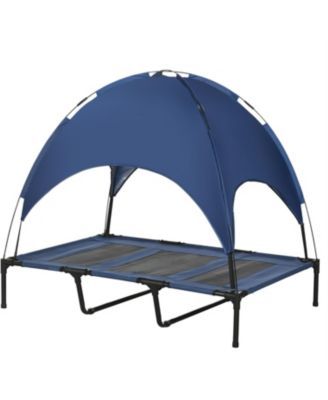 Portable Elevated Dog Cot - Breathable Cooling Bed with Modern Frame