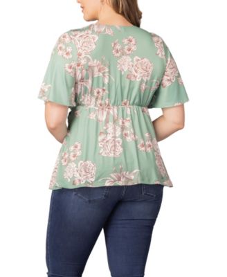 Plus Size Abby Twist Front Top