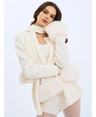 Women's Orla Wool-Blend Ribbed Knit Cardigan